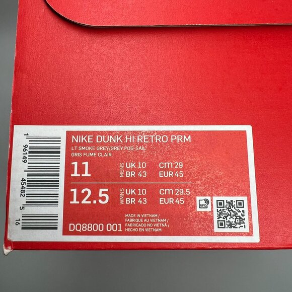 Nike Dunk High Premium Certified Fresh Particle Grey Size 11 DQ8800-001 main image 6
